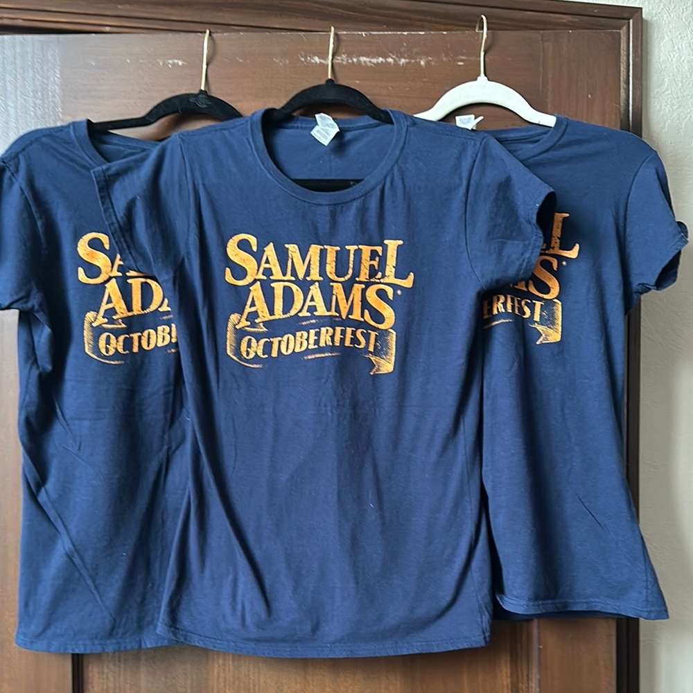 Sam Adams Octoberfest blue women’s t shirts (3)